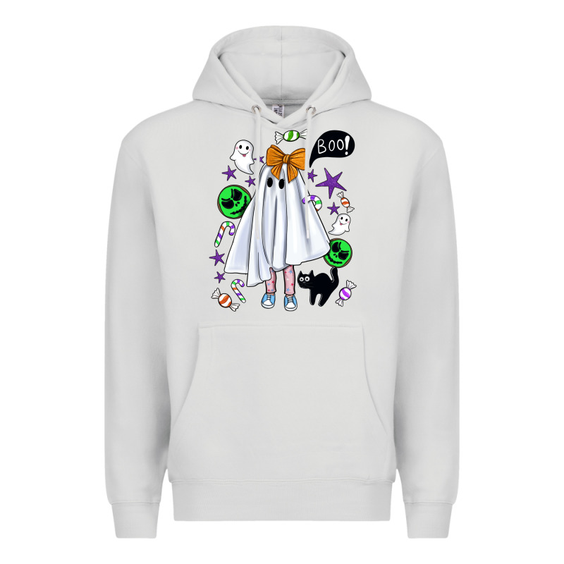 Cute Ghost Halloween Premium Hoodie by BundleAndBundleShop | Teevron