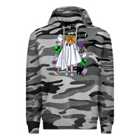 Slate Camo cute ghost halloween Premium Hoodie - BundleAndBundleShop
