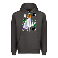 Smoke cute ghost halloween Premium Hoodie - BundleAndBundleShop