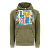 Vintage Olive summer love Vintage Hoodie - TumblerDesignByShophia