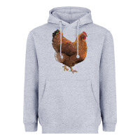Heather Grey new hampshire red chicken Heavyweight Hoodie - LillyAllenDesigns