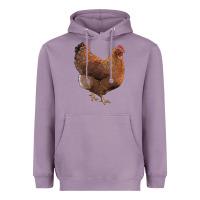 Lavender new hampshire red chicken Heavyweight Hoodie - LillyAllenDesigns