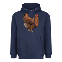 Navy new hampshire red chicken Heavyweight Hoodie - LillyAllenDesigns