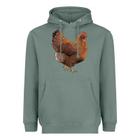 Sage new hampshire red chicken Heavyweight Hoodie - LillyAllenDesigns
