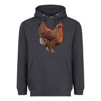 Smoke new hampshire red chicken Heavyweight Hoodie - LillyAllenDesigns