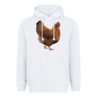 White new hampshire red chicken Heavyweight Hoodie - LillyAllenDesigns