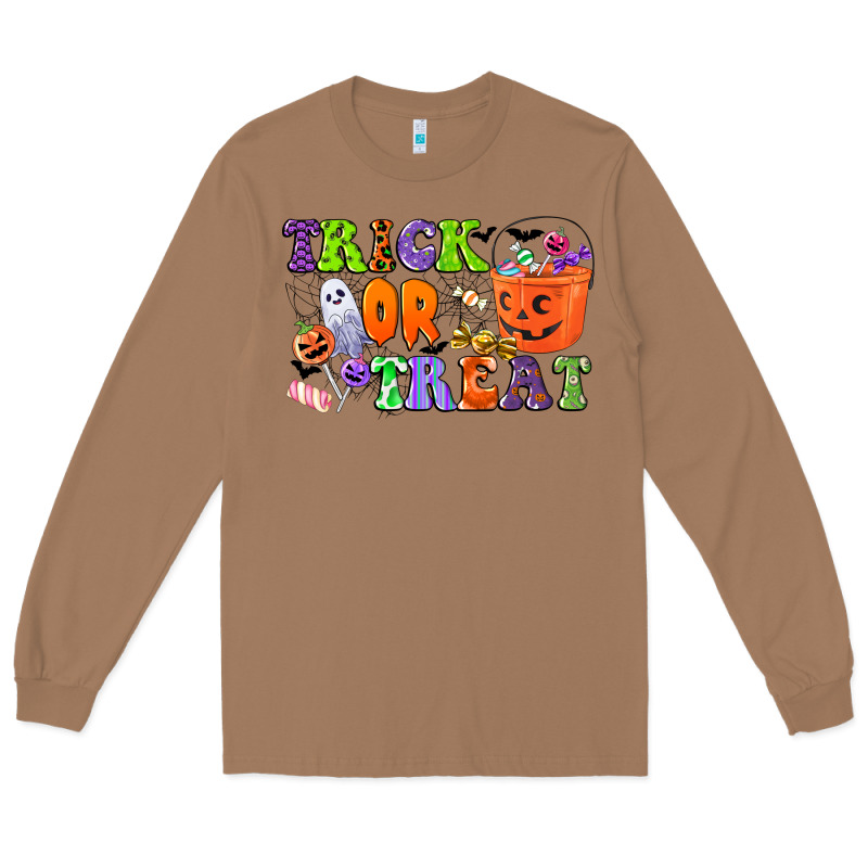 Trick Or Treat Long Sleeve Tee by CowGirlArtShop | Teevron