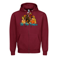 Burgundy Western Fall Turkey Tis The Season Zipper Hoodie - LillyAllenDesigns