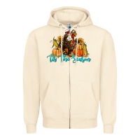 Sandshell Western Fall Turkey Tis The Season Zipper Hoodie - LillyAllenDesigns