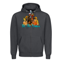 Smoke Western Fall Turkey Tis The Season Zipper Hoodie - LillyAllenDesigns