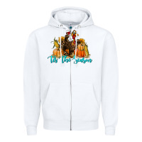 White Western Fall Turkey Tis The Season Zipper Hoodie - LillyAllenDesigns