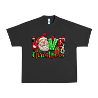 Pigment Black love christmas santa Urban Heavy Tee - texasbilliewilder