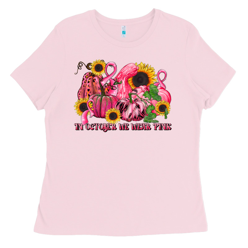 In October We Wear Pink Ladies Tee by LillyAllenDesigns | Teevron