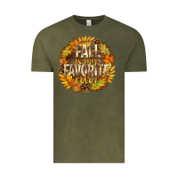 Vintage Olive Fall Is My Favorite Color Vintage Tee - texasbilliewilder