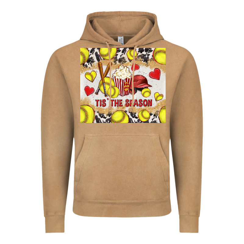 Tis' The Season Softball With Cowhide Tumbler Tbs Vintage Hoodie by TumblerDesignByShophia | Teevron