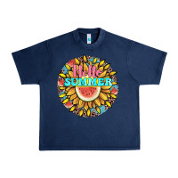 Navy hello summer Urban Heavy Tee - JahusDesignShop