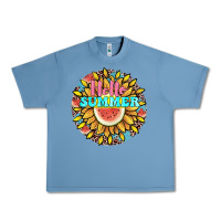 Pebble Blue hello summer Urban Heavy Tee - JahusDesignShop