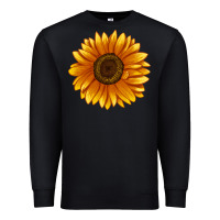 Black Soraya Sunflower Premium Sweatshirt - LillyAllenDesigns