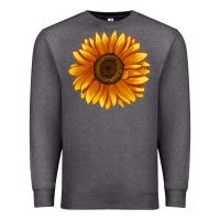 Charcoal Heather Soraya Sunflower Premium Sweatshirt - LillyAllenDesigns