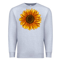 Heather Grey Soraya Sunflower Premium Sweatshirt - LillyAllenDesigns