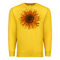 Lemon Soraya Sunflower Premium Sweatshirt - LillyAllenDesigns