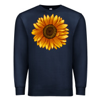 Navy Soraya Sunflower Premium Sweatshirt - LillyAllenDesigns