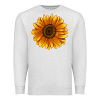 Oatmeal Heather Soraya Sunflower Premium Sweatshirt - LillyAllenDesigns