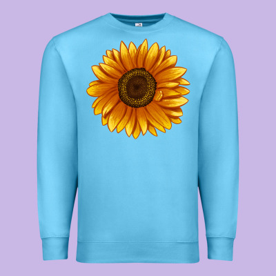 Soraya Sunflower Premium Sweatshirt Designed By Lillyallendesigns