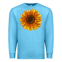 Ocean Blue Soraya Sunflower Premium Sweatshirt - LillyAllenDesigns