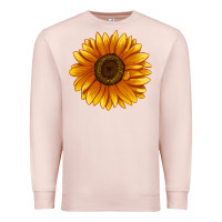 Pale Pink Soraya Sunflower Premium Sweatshirt - LillyAllenDesigns