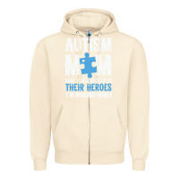 Sandshell lil autism mom Zipper Hoodie - CowhideDigitalArt