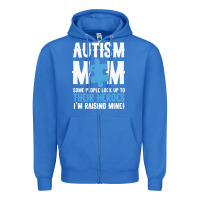 True Royal lil autism mom Zipper Hoodie - CowhideDigitalArt