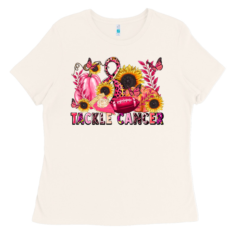Tackle Cancer Ladies Tee by LillyAllenDesigns | Teevron