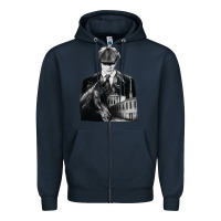 Navy gift idea drama blinders drama peaky funny graphic gifts Zipper Hoodie - lanVoArt