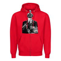Red gift idea drama blinders drama peaky funny graphic gifts Zipper Hoodie - lanVoArt