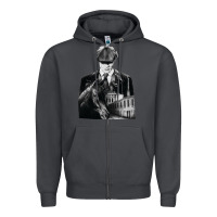 Smoke gift idea drama blinders drama peaky funny graphic gifts Zipper Hoodie - lanVoArt