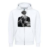 White gift idea drama blinders drama peaky funny graphic gifts Zipper Hoodie - lanVoArt