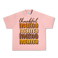 Salmon Thankful mama Urban Heavy Tee - NancyCooperArtShop