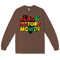 Chestnut black history month Long Sleeve Tee - CowGirlArtShop