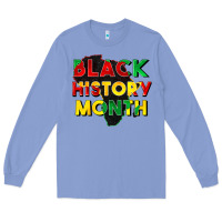 Colony Blue black history month Long Sleeve Tee - CowGirlArtShop