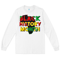 White black history month Long Sleeve Tee - CowGirlArtShop