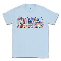 Dusty Blue 4th of july gnomes libbey glass Classic Tee - RanaPortraitStore