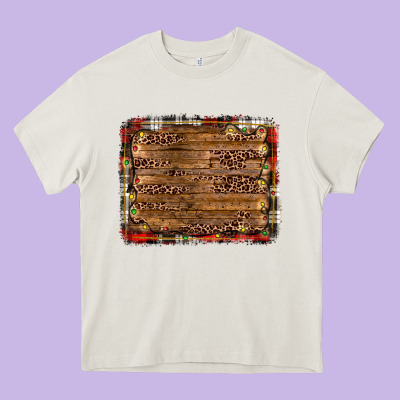 Christmas Background Heavy Core Tee Designed By Jahusdesignshop