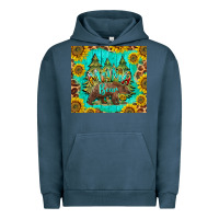 Pigment Midnight Navy mama bear Urban Hoodie - BarkalooDesign