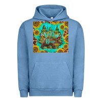 Pigment Pebble Blue mama bear Urban Hoodie - BarkalooDesign