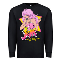Black so funny jem and the holograms classic fans Premium Sweatshirt - lanVoArt