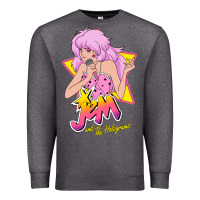 Charcoal Heather so funny jem and the holograms classic fans Premium Sweatshirt - lanVoArt