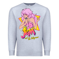 Heather Grey so funny jem and the holograms classic fans Premium Sweatshirt - lanVoArt