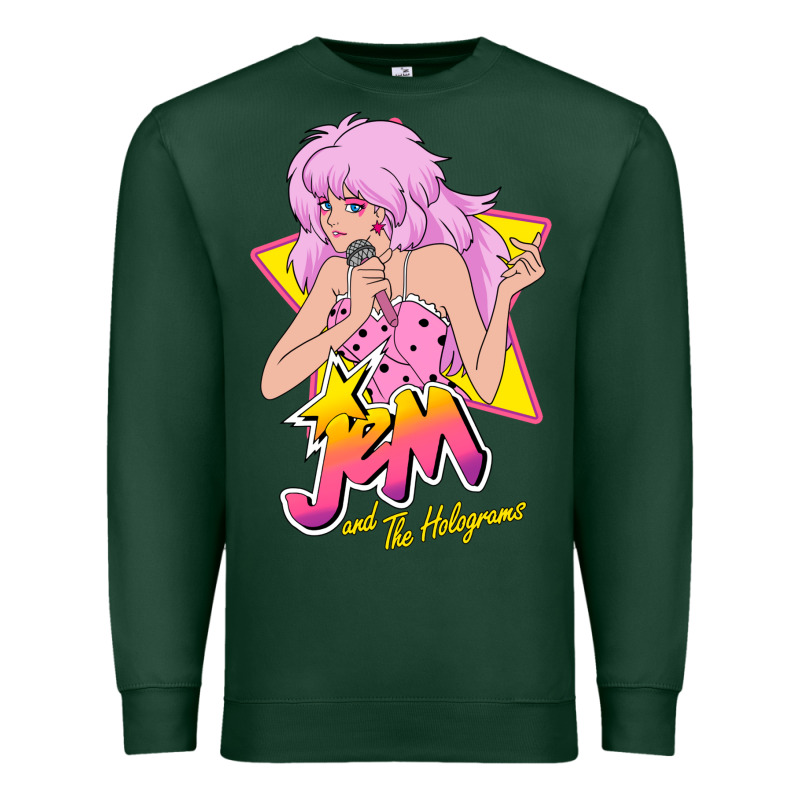 So Funny Jem And The Holograms Classic Fans Premium Sweatshirt by lanVoArt | Teevron