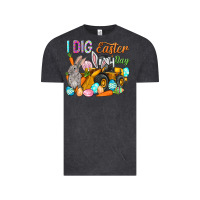 Vintage Black I dig Easter Day Vintage Tee - NancyCooperArtShop